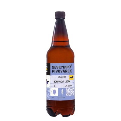 Borůvkový ležák 1l PET