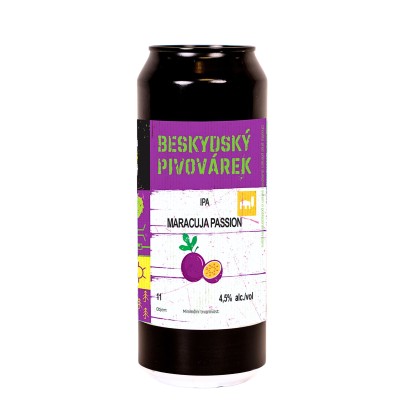 Maracuja passion 0,5l plech