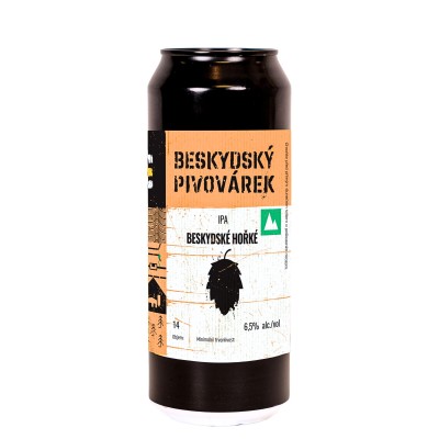Beskydské hořké 0,5 l plech