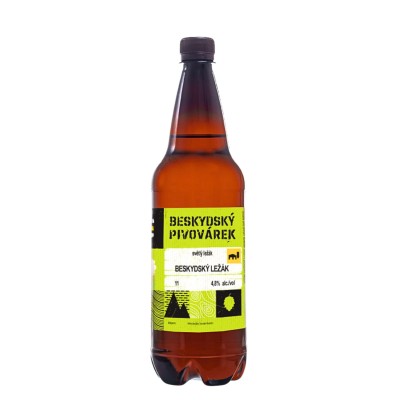 Beskydský ležák 1l PET