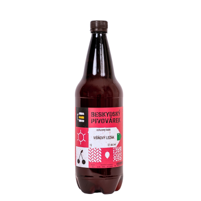 Višnový ležák 1l PET